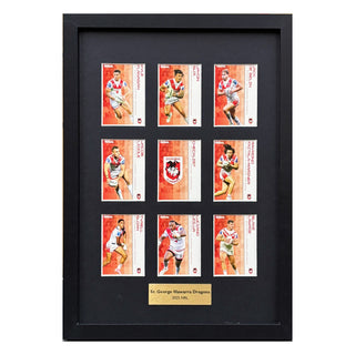 St George Illawarra Dragons 2025 NRL Titanium Framed Card Team Set