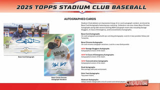 2025 Topps Stadium Club Baseball 8-Pack Blaster Box