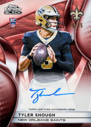 PREORDER: 2025 Topps Chrome Black Football NFL Hobby Box (Pre-Order: July 9)