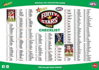 2025 Select  AFL Footy Stars Vinyl Album