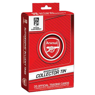 PREORDER:  2026-27 Topps Soccer Arsenal FC Club Collector Tin (ETA MID OCT)