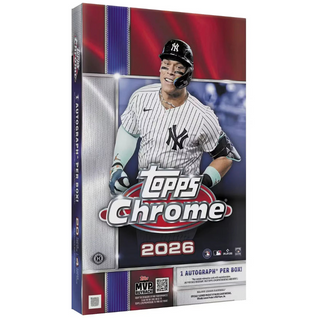 PREORDER: 2026 Topps Chrome Baseball Hobby Box (PREORDER ETA JULY 22)