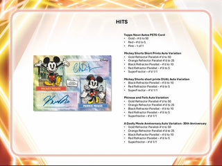 2026 Topps Disney Neon Hobby Box