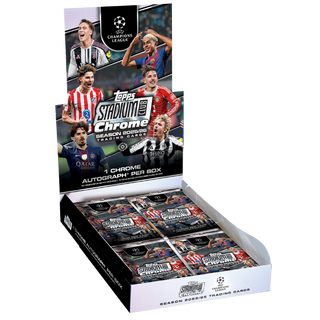 PREORDER:  2025/26 Topps Stadium Club Chrome UEFA Champions League Soccer Hobby Box (4th Nov 2026 4pm)