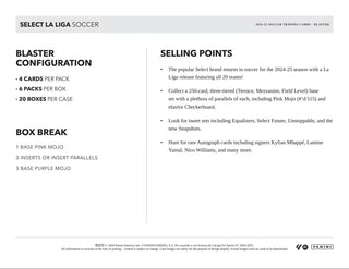 2024/25 Panini Select La Liga Soccer Blaster Box