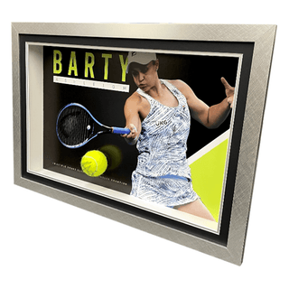 Ash Barty Hand Signed Slazenger Ball Framed