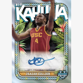 2023/24 Bowman University Chrome Basketball 7-Pack Blaster Box