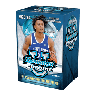 2023/24 Bowman University Chrome Basketball 7-Pack Blaster Box