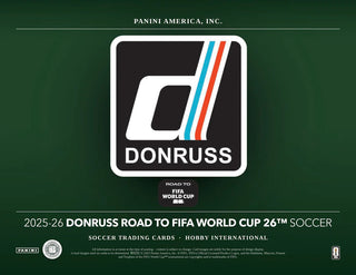 2025-26 Panini Donruss Road to World Cup Soccer Hobby International Box - Backorder