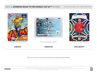 2025-26 Panini Donruss Road to World Cup Soccer Hobby International Box - Backorder
