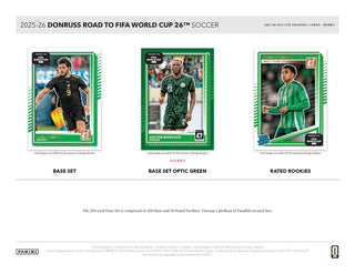 2025-26 Panini Donruss Road to World Cup Soccer Hobby Box - Backorder