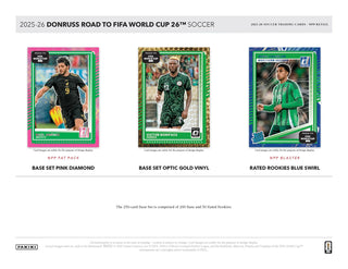 2025-26 Panini Donruss Road to World Cup Soccer Fat Pack