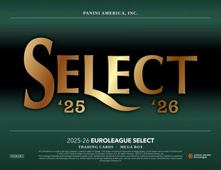 2025/26 Panini Select EuroLeague Basketball Mega Hobby Box