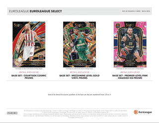 2025/26 Panini Select EuroLeague Basketball Mega Hobby Box