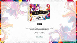 PREORDER: 2025 Topps Inception Baseball Hobby Box
