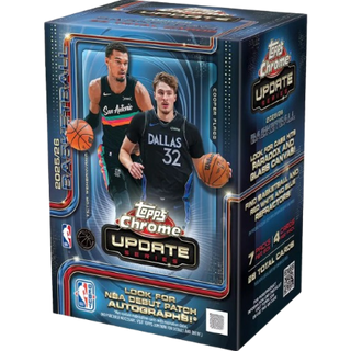 PREORDER: 2025/26 Topps Chrome Update Series Basketball Value Box (ETA August 6)
