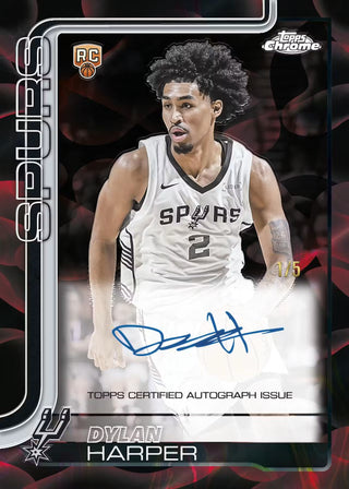 PREORDER: 2025/26 Topps Chrome Update Series Basketball Hobby Box (ETA August 6)