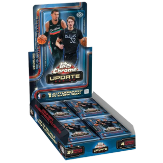 PREORDER: 2025/26 Topps Chrome Update Series Basketball Hobby Box (ETA August 6)