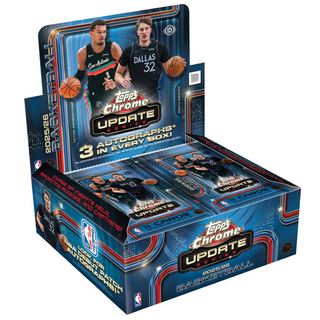 PREORDER: 2025/26 Topps Chrome Update Series Basketball Hobby Jumbo Box (ETA August 6)