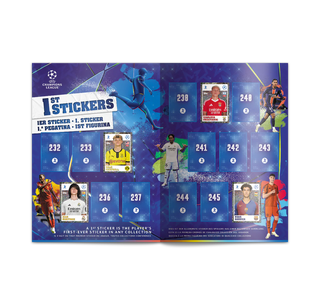 2024-25 Topps Champions League Stickers Hard Back Album
