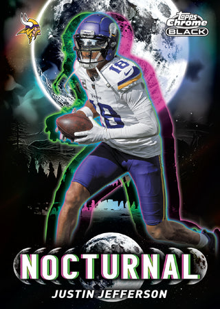 PREORDER: 2025 Topps Chrome Black Football NFL Hobby Box (Pre-Order: July 9)