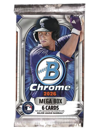 PREORDER:  2026 Bowman Chrome Baseball Mega Box (23rd Sept)