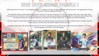 PREORDER: 2026 Topps Chrome Formula 1 Mega Box (15th Oct 4pm)