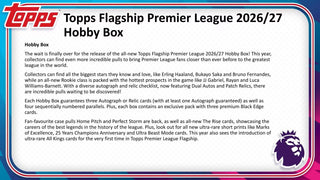 PREORDER:  2026/27 Topps Premier League EPL Soccer Value Box (17 Sept 4pm)