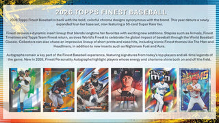 PREORDER: 2026 Topps Finest Baseball Mega Box (Preorder ETA July 8th)