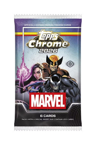 PREORDER :  2026 Marvel Comics Chrome - Hobby
