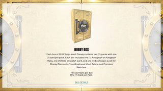 2026 Topps Vault Disney Hobby Box