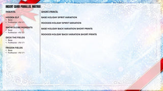 PREORDER:  2026 Topps Holiday Football Mega Box (October 23rd 4pm)