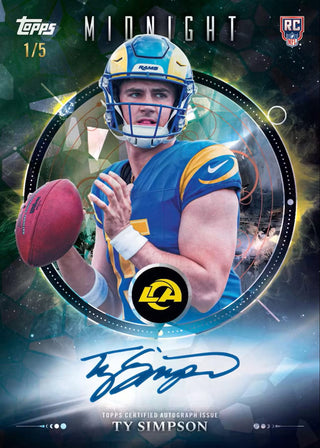 PREORDER:  2026 Topps Midnight Football NFL Hobby Box (Release 13 Nov 2026 4pm)