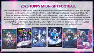 PREORDER:  2026 Topps Midnight Football NFL Hobby Box (Release 13 Nov 2026 4pm)