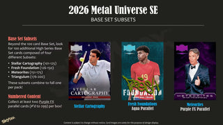 PREORDER:  2026 Upper Deck Metal Universe SE Blaster Box (23/10/26)