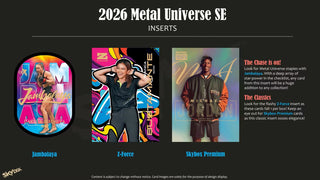 PREORDER:  2026 Upper Deck Metal Universe SE Blaster Box (23/10/26)