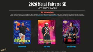 PREORDER:  2026 Upper Deck Metal Universe SE Blaster Box (23/10/26)