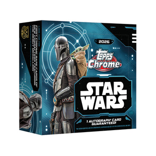 PREORDER: 2026 Topps Star Wars Chrome Hobby Box (Sept 30 2026)