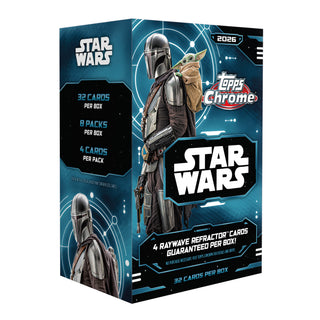 PREORDER: 2026 Topps Star Wars Chrome Value Box (Sept 30 2026)