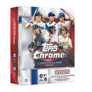 PREORDER: 2026 Topps Chrome Baseball Logofractor Edition Box (ETA 19 August)