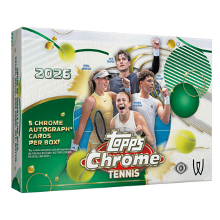 PREORDER: 2026 Topps Chrome Tennis Delight Box (September 30th)
