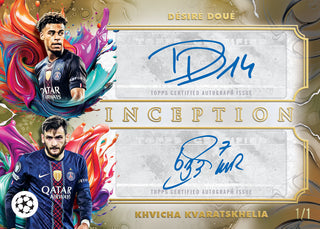 PREORDER:  2025/26 Topps Inception UEFA Club Competitions Soccer Hobby Box (ETA Release 30 July)