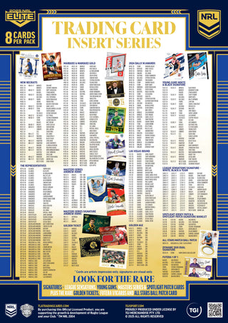 2025 NRL Elite Box Sealed Case