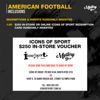 American Football Trading Card Mystery Box – Series 2