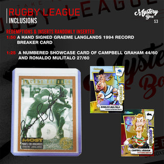 Rugby League Trading Card Mystery Box – Series 3