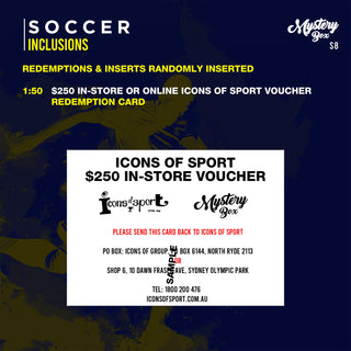 Soccer Trading Card Mystery Box Series 8