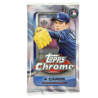 2025 Topps Chrome Baseball Hobby Pack