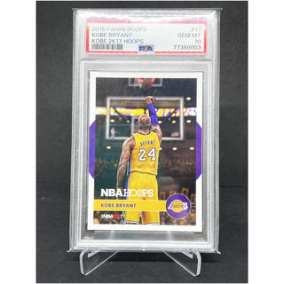 2016 Panini Hoops Kobe Bryant NBA 2K17 Hoops PSA Gem Mint 10