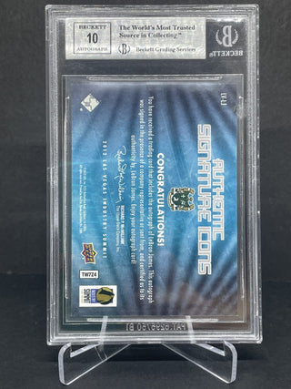 Signed LeBron James 2012 Upper Deck Industry Summit Signature Icons UDA /25 BGS 8.5 NM-MT+