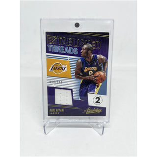 2018-19 Absolute Memorabilia Kobe Bryant Established Threads Patch 058/149